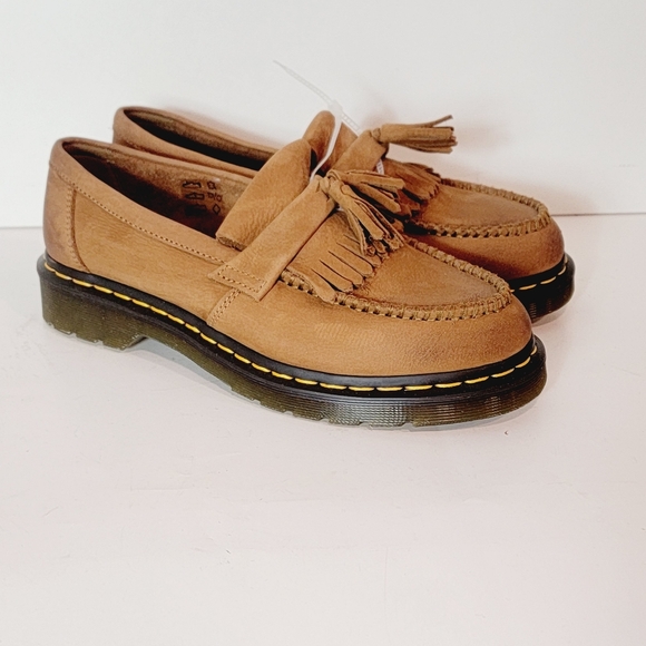 NWT Dr Marten The Original AdrianNubuck Suede Tassel Lug Sole Loafer Size 9 - Picture 2 of 11